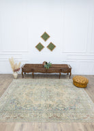 Soho Antiq-Meybod Madalyon Desenli El Dokuma İran Halısı 228x285 Cm-Halı-2-fleurdirect.live