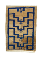 Soho Antiq-Oymalı İlkel Desenli El Dokuma Yün Halı 114x180 Cm-Halı-1-fleurdirect.live