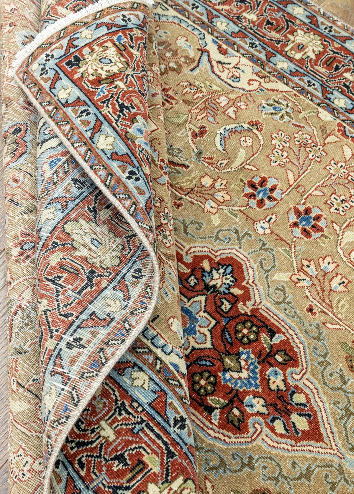 Soho Antiq-Pakdest Etnik çiçek Desenli El Dokuma İran Halısı 131x201 Cm-Halı-6-fleurdirect.live