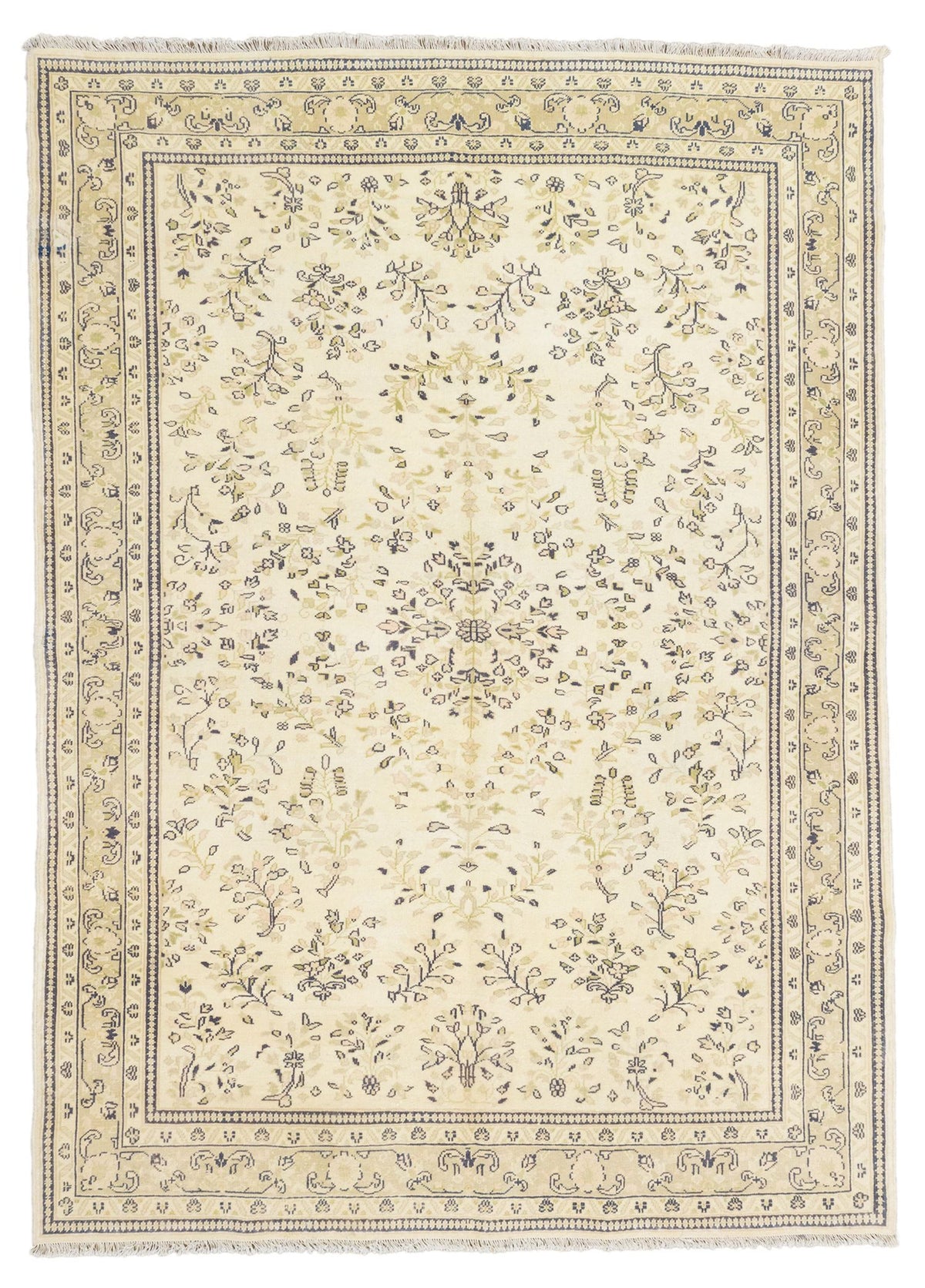 Soho Antiq-Razavi Floral Desenli El Dokuma İran Halısı 183x257 Cm-Halı-1-fleurdirect.live