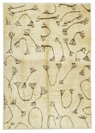 Soho Antiq-Sandine İlkel Tasarımlı El Dokuma Kendir Halı 242x332 Cm-Halı-1-fleurdirect.live
