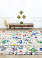 Soho Antiq-Timer İlkel Figürlü Renkli El Dokuma Halı 273x403 Cm-Halı-2-fleurdirect.live