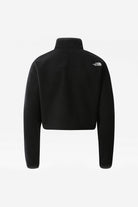The North Face-Women 100 Glacier Cropped 1/4 Zip Black-Sweatshirts & Hoodies-10-fleurdirect.live