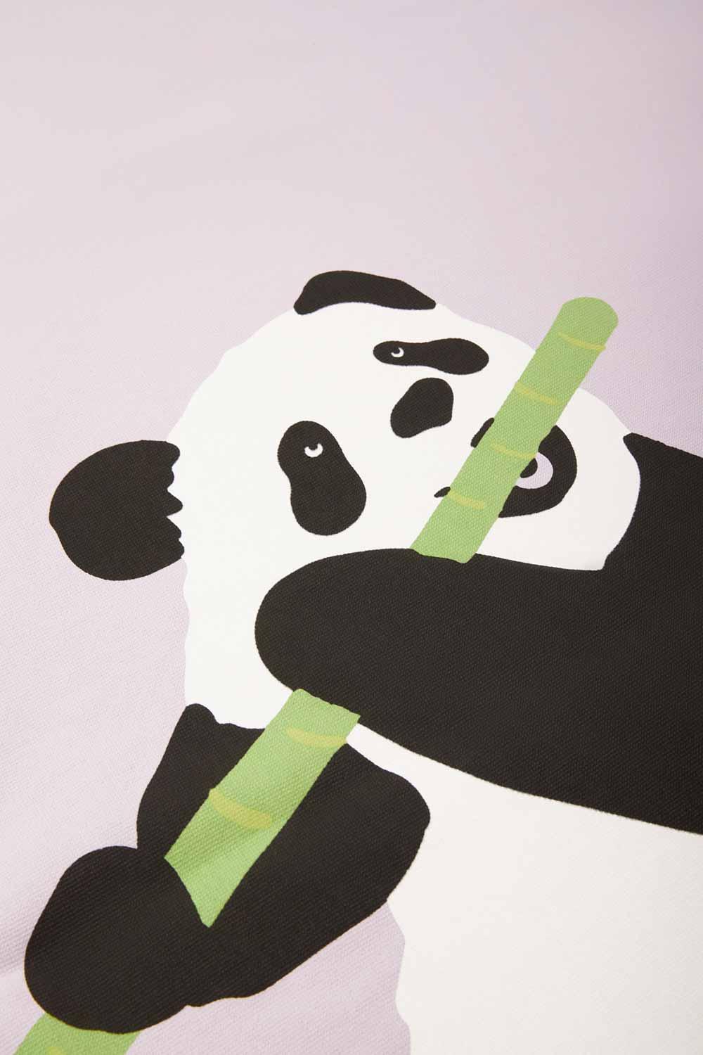 WWF Market-Giant Panda Havlu Peştamal - Lila-Plaj Havlusu-3-fleurdirect.live