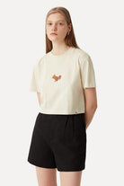WWF Market-Sincap Crop T-Shirt - Parşömen Bej-T-Shirts-5-fleurdirect.live